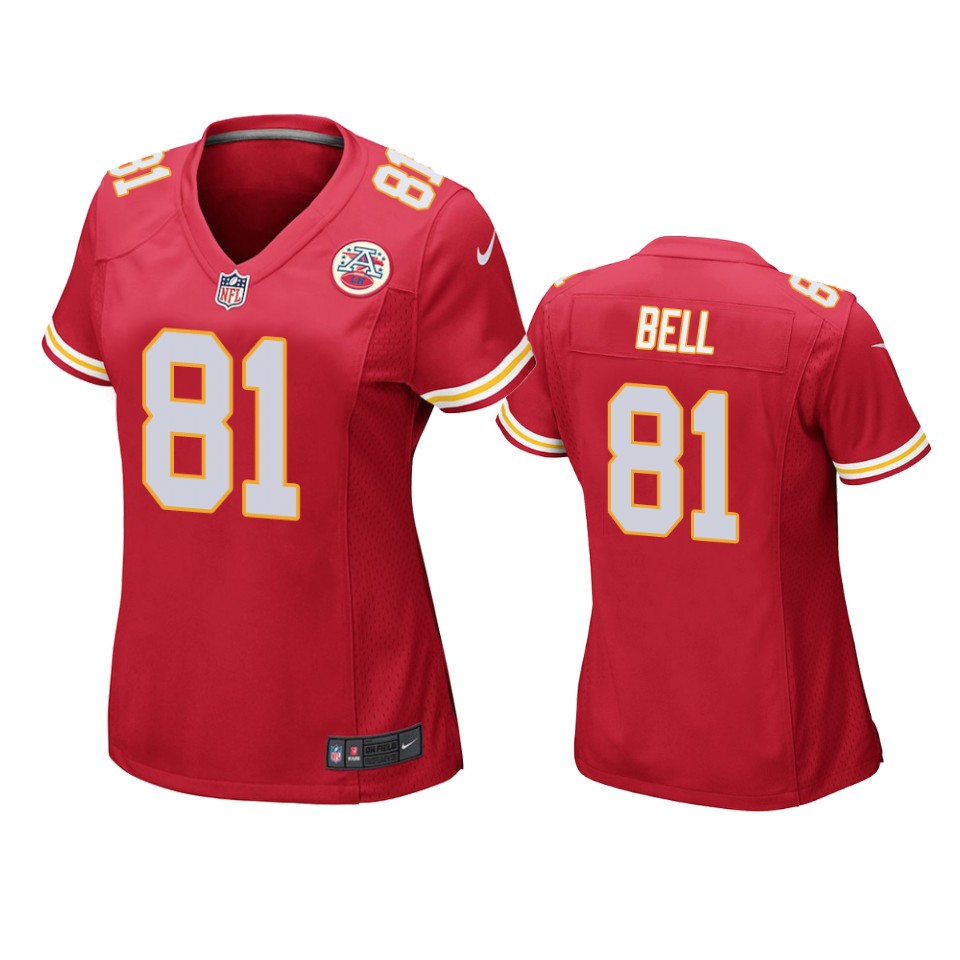 women blake bell chiefs red game jersey