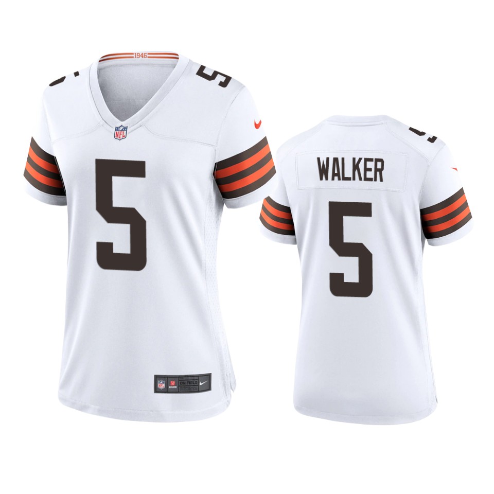 women browns anthony walker game white jersey