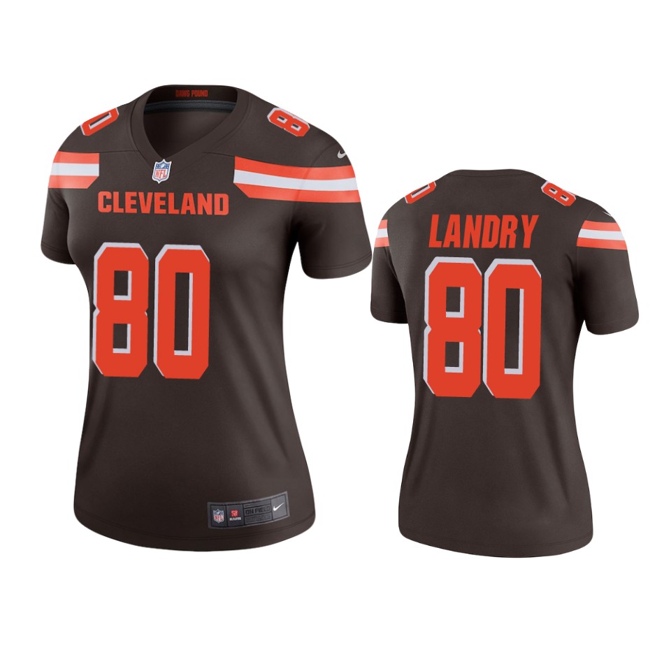 women browns jarvis landry brown legend jersey