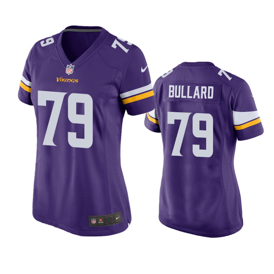 women bullard vikings game purple jersey