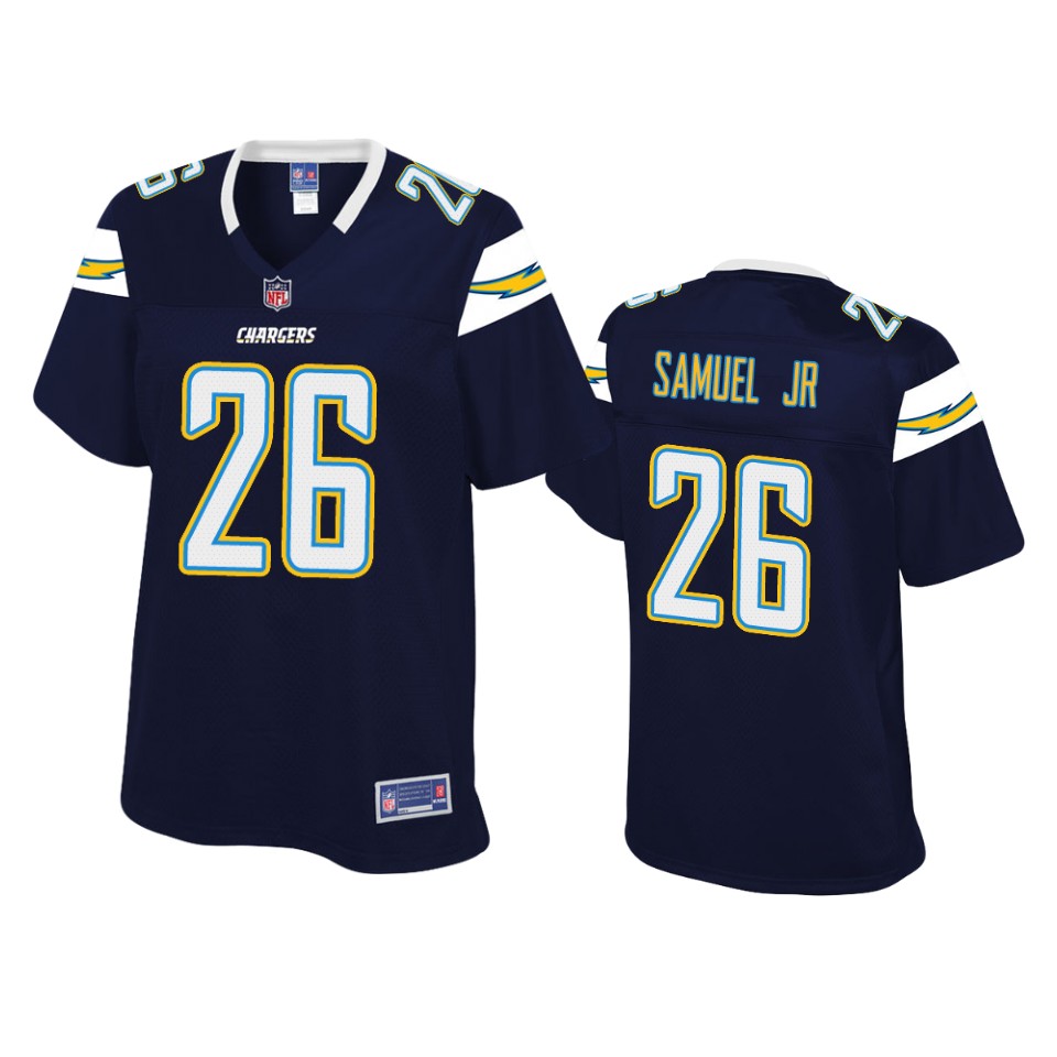 women chargers asante samuel jr. navy pro line jersey