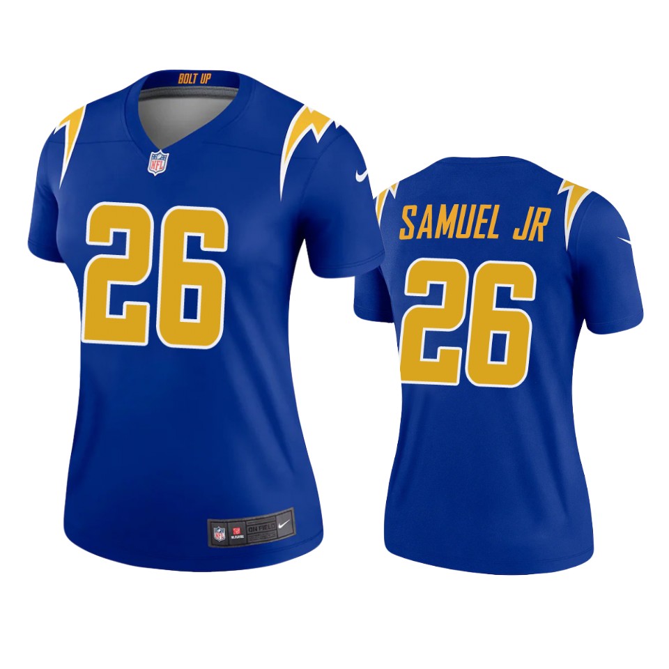 women chargers asante samuel jr. royal alternate legend jersey