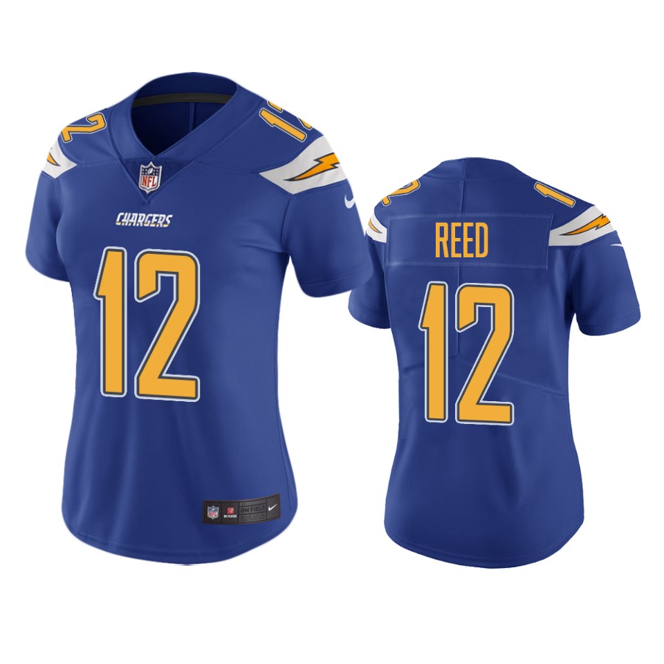 women chargers joe reed royal color rush limited jersey