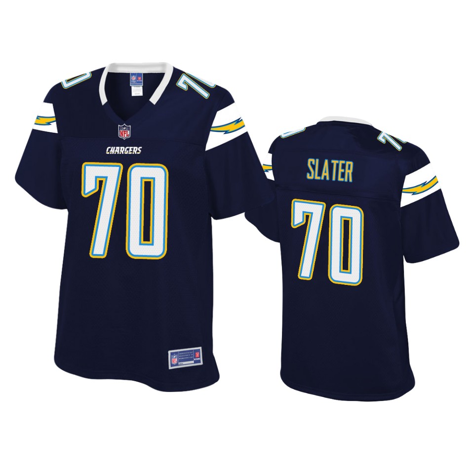 women chargers rashawn slater navy pro line jersey