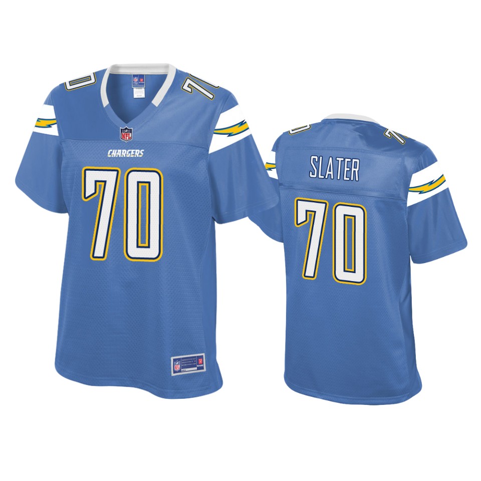 women chargers rashawn slater powder blue pro line jersey