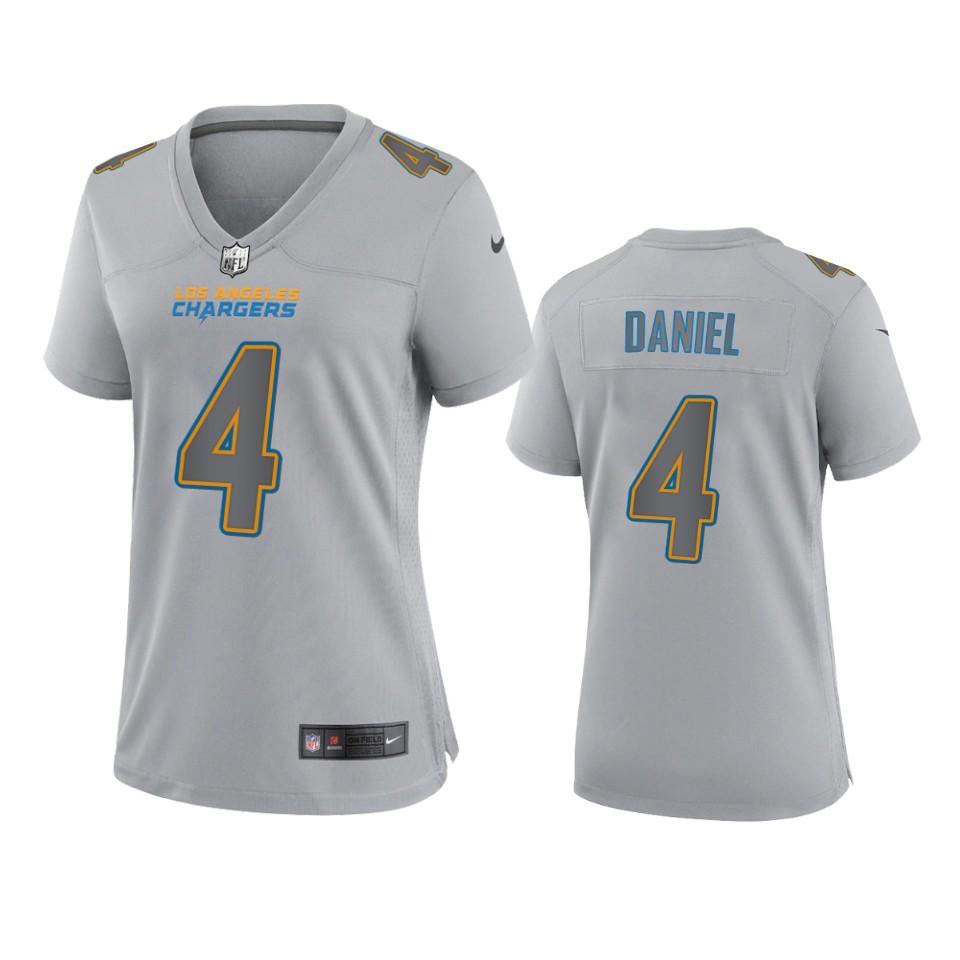 women chase daniel chargers atmosphere fashion game gray jersey
