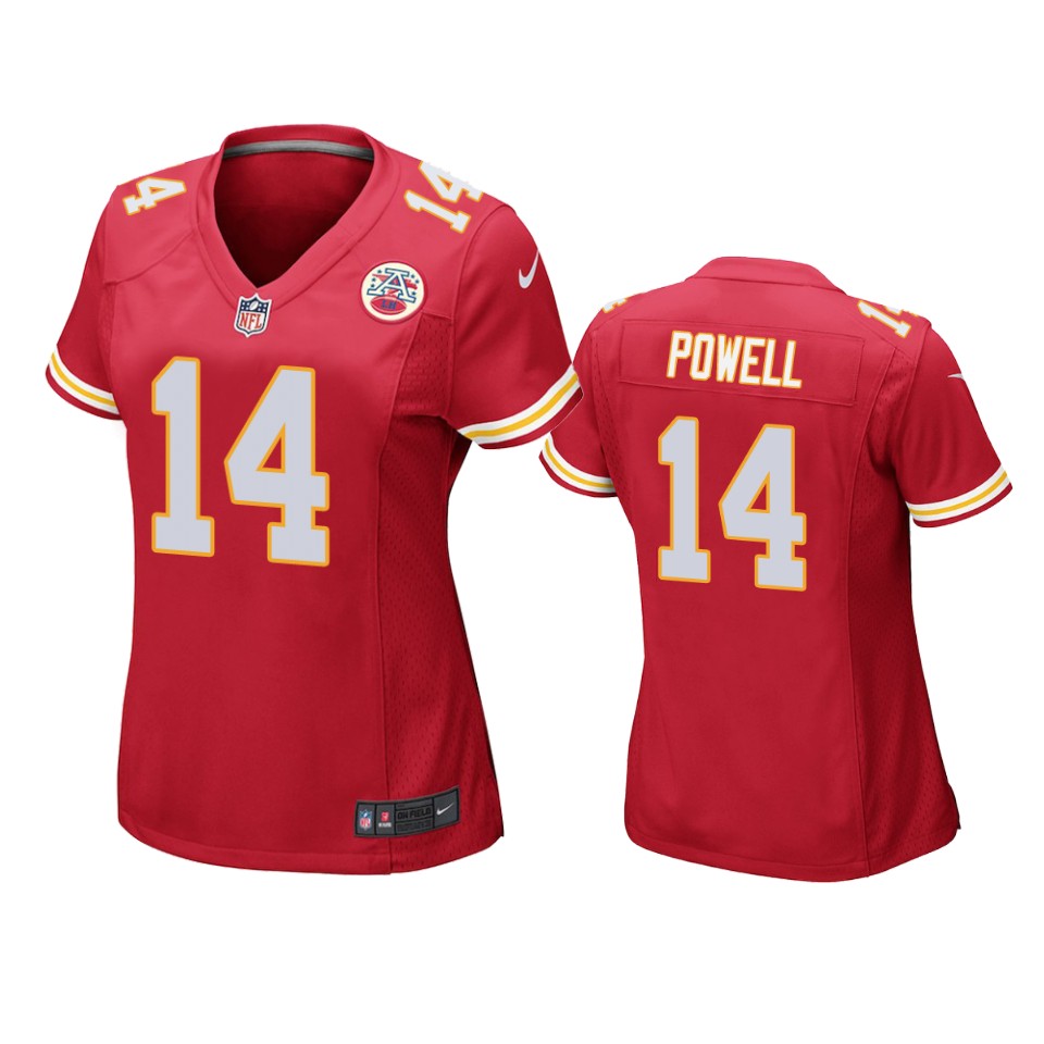 women chiefs cornell powell red game jersey