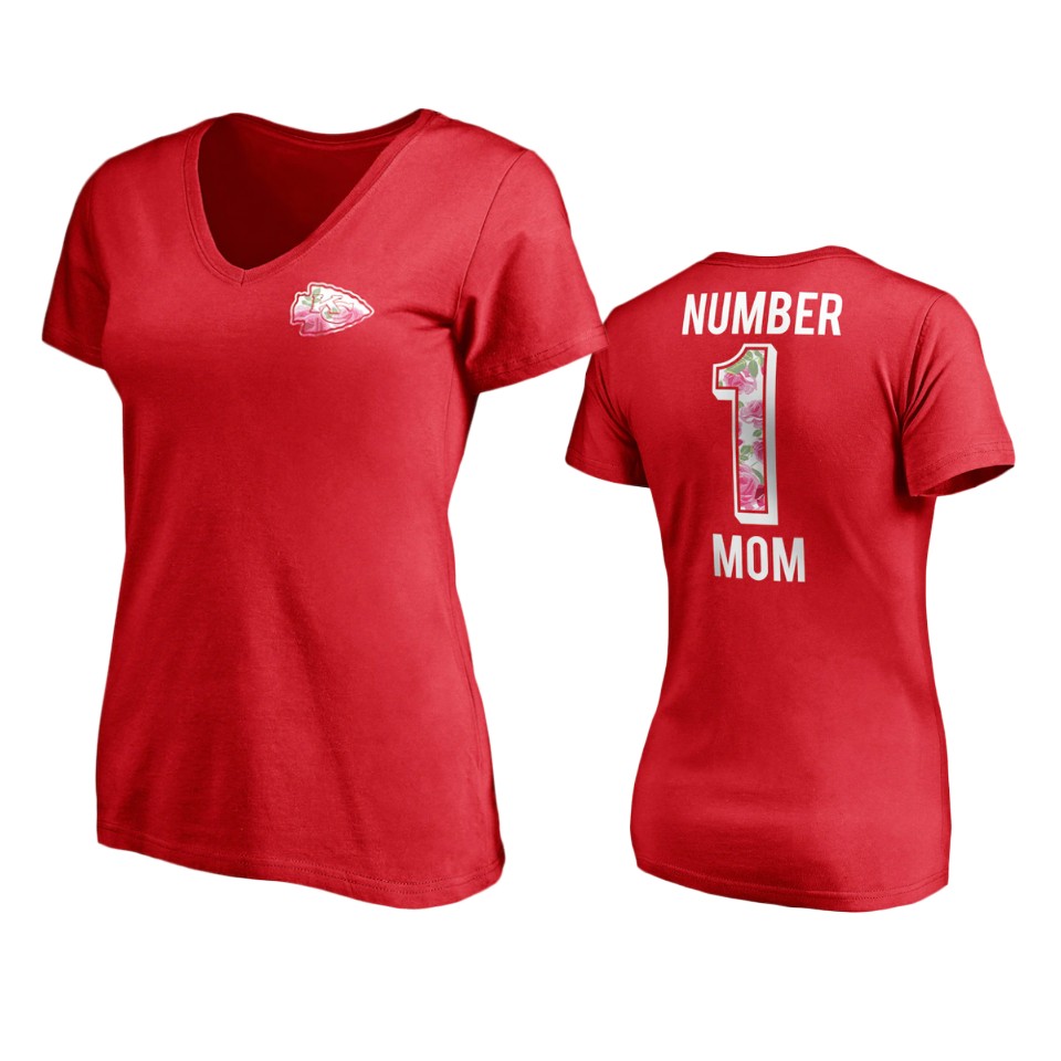 women chiefs red mother's day t shirt