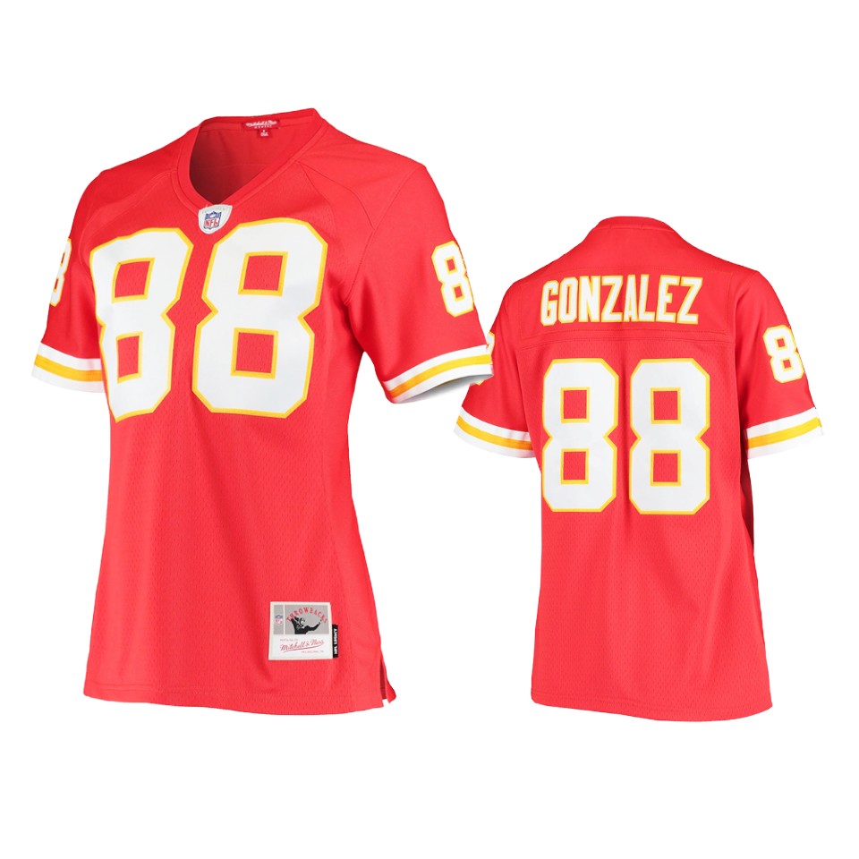 women chiefs tony gonzalez red legacy replica jersey 0a