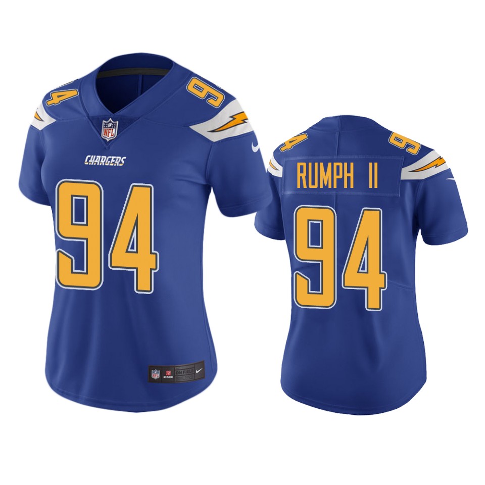 women chris rumph ii chargers royal color rush limited jersey