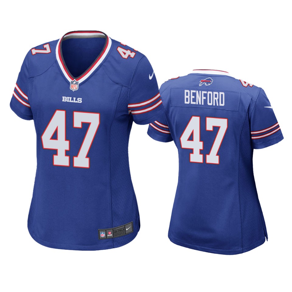 women christian benford bills game royal jersey 1