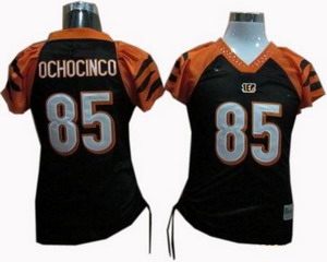 women cincinnati bengals 85 chad ochocinco jerseys black