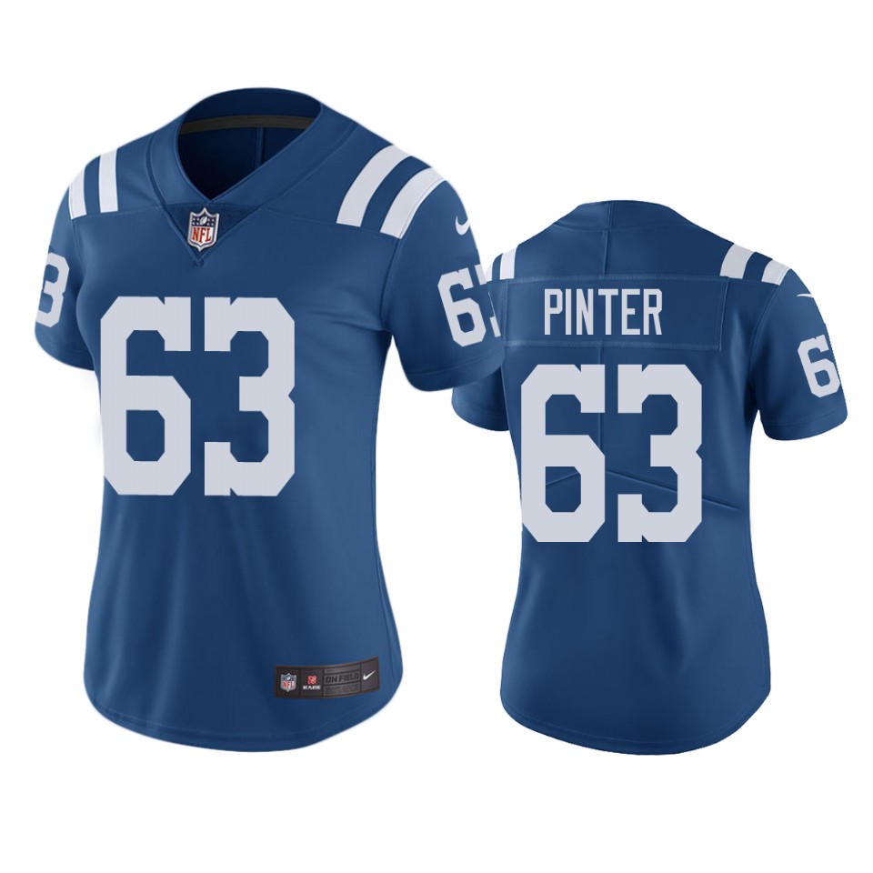 women colts danny pinter royal color rush limited jersey