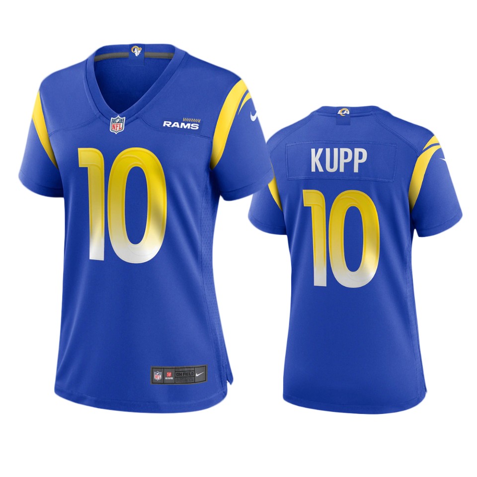 women cooper kupp rams royal game jersey