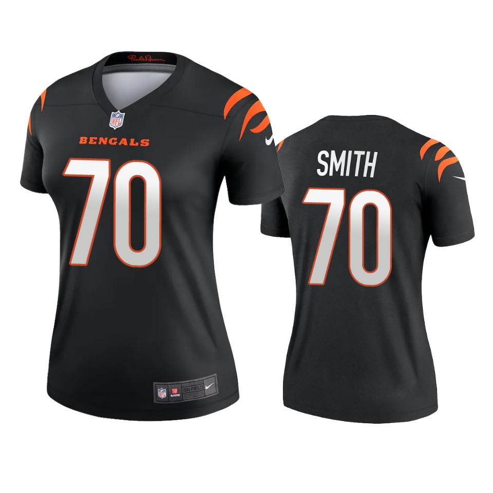 women d'ante smith bengals black legend jersey