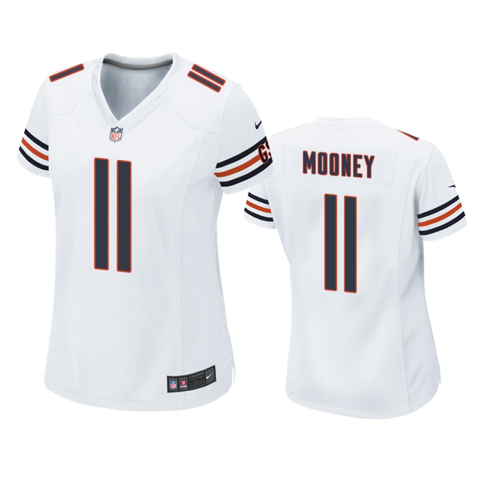 women darnell mooney bears white game jersey