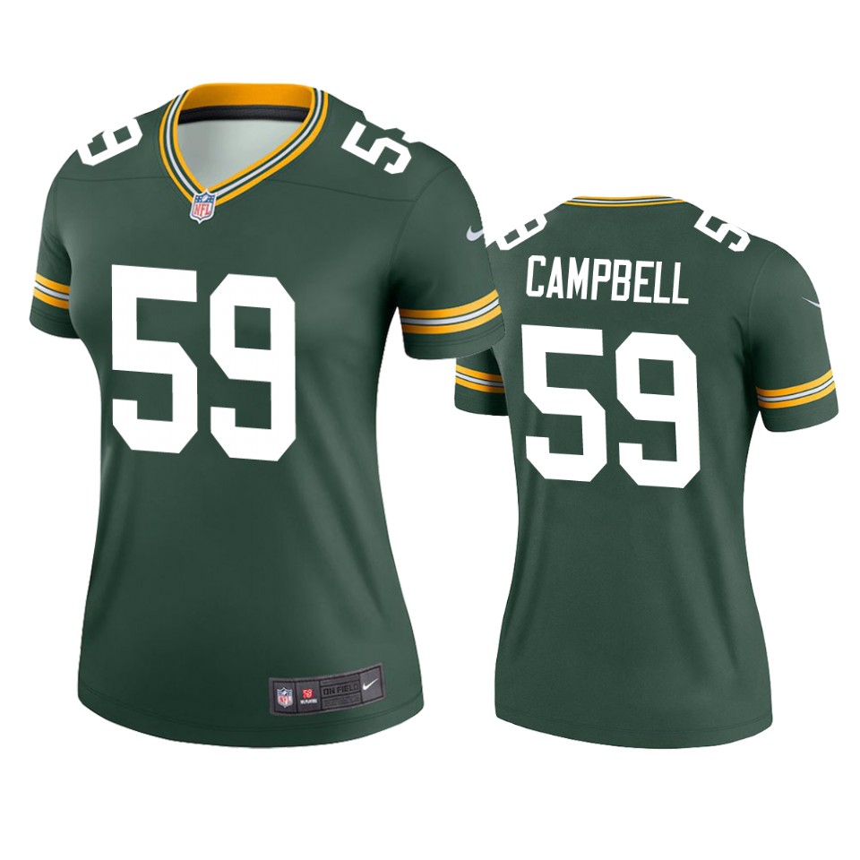 women de'vondre campbell packers green legend jersey