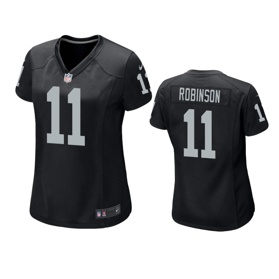 women demarcus robinson raiders game black jersey