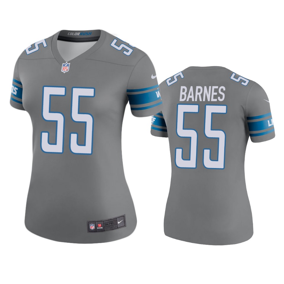 women derrick barnes lions steel color rush legend jersey