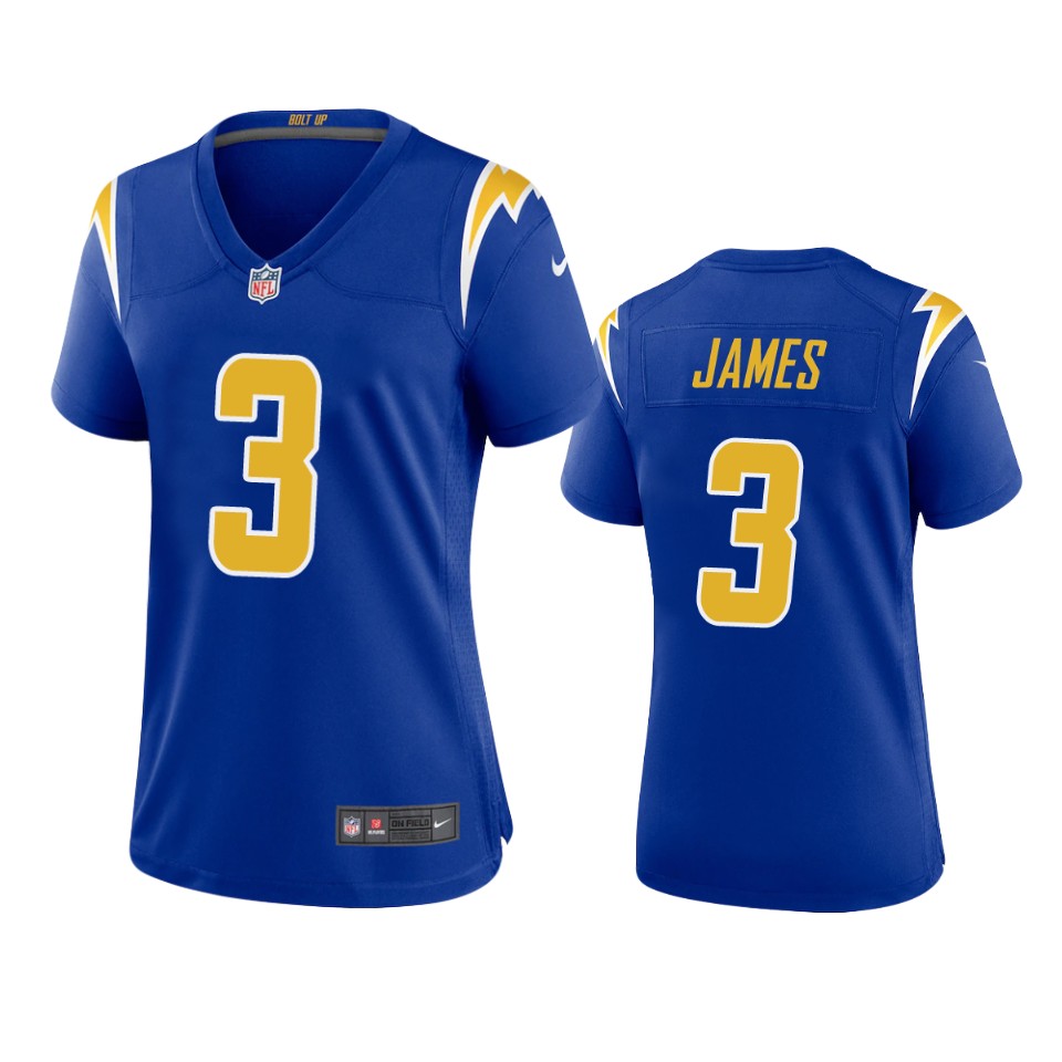 women derwin james chargers alternate game royal jersey
