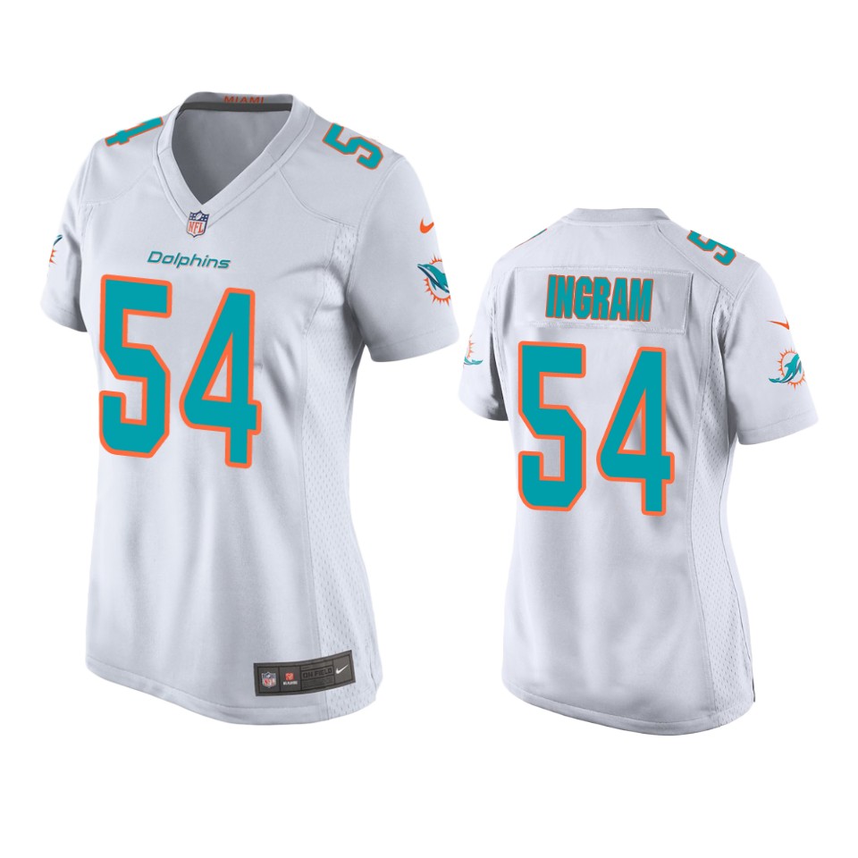 women dolphins ingram game white jersey
