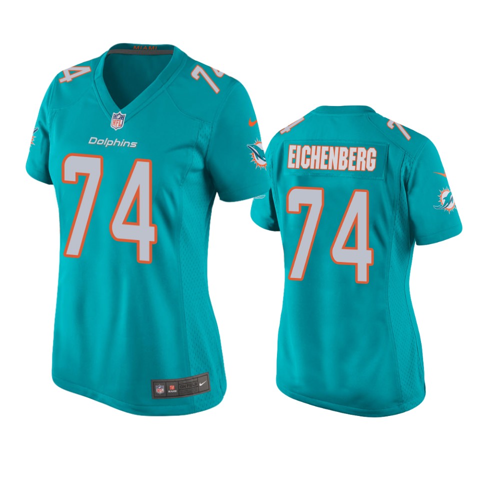 women dolphins liam eichenberg aqua game jersey