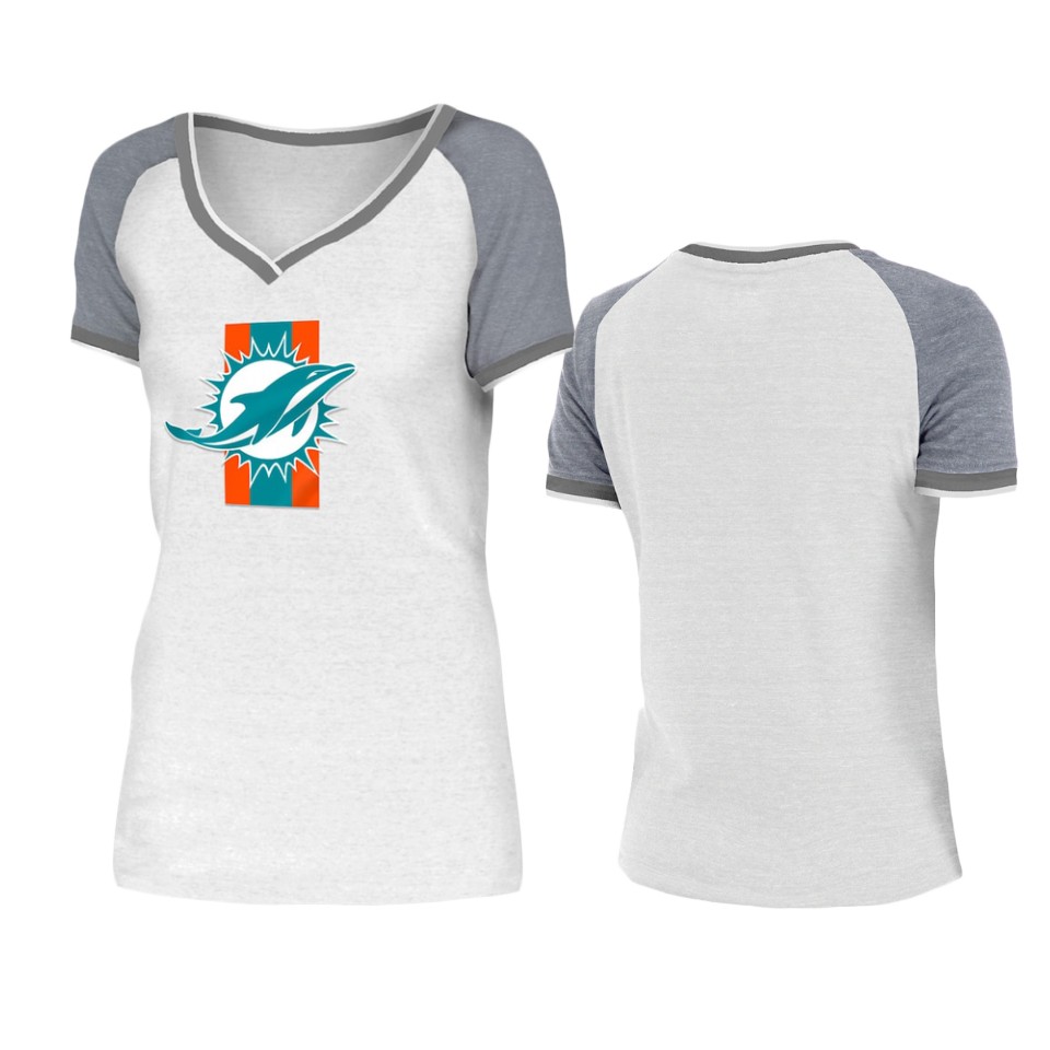 women dolphins white gray training camp t shirt