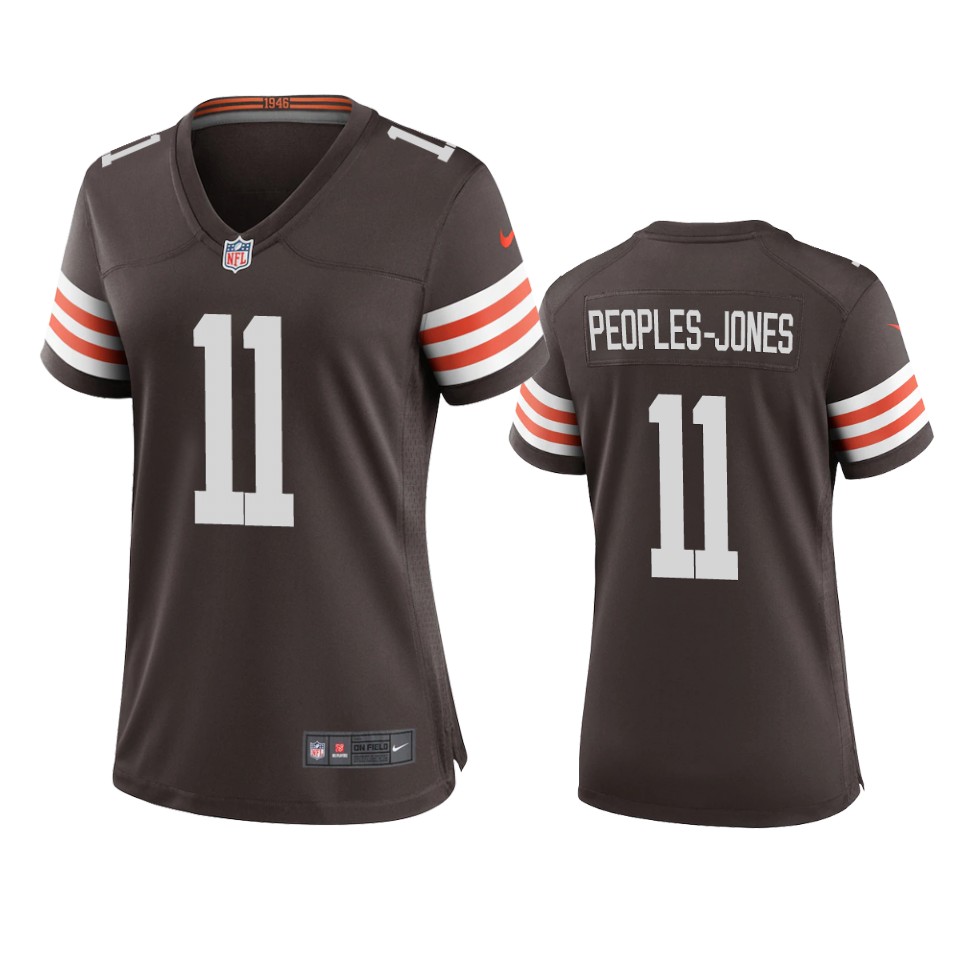 women donovan peoples jones browns brown game jersey