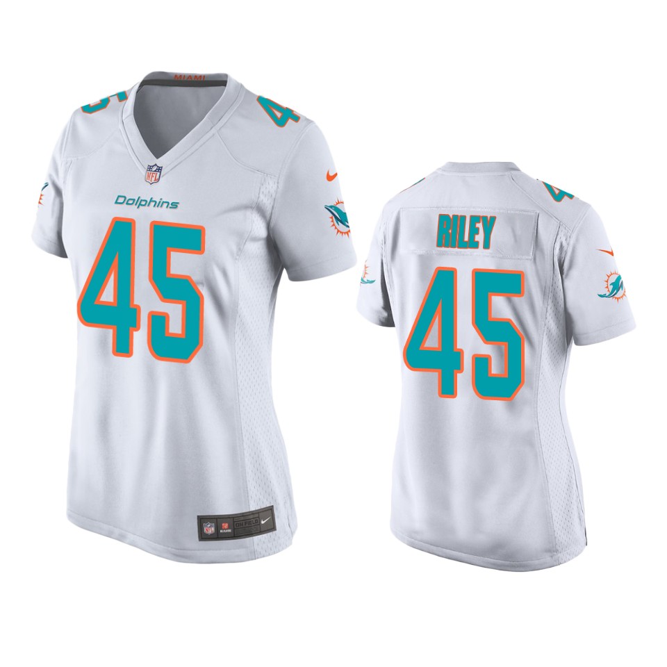 women duke riley dolphins game white jersey