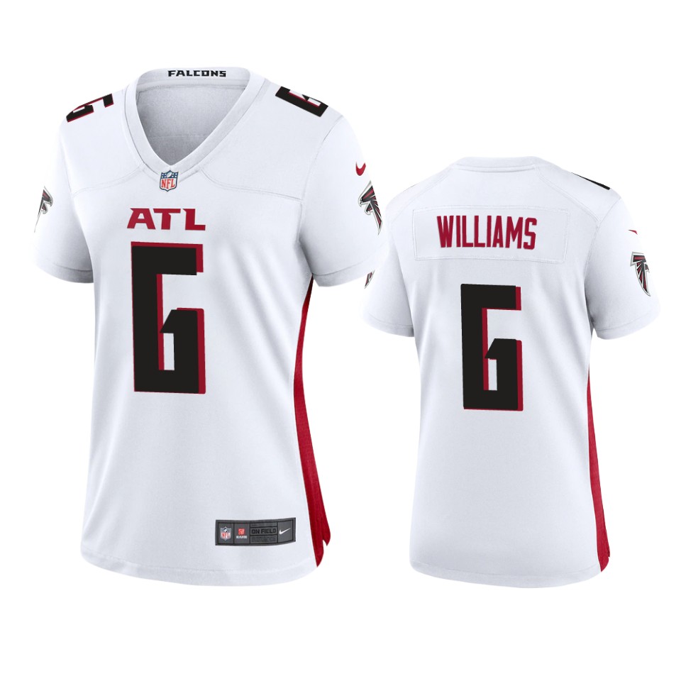 women-falcons-damien-williams-game-white-jersey