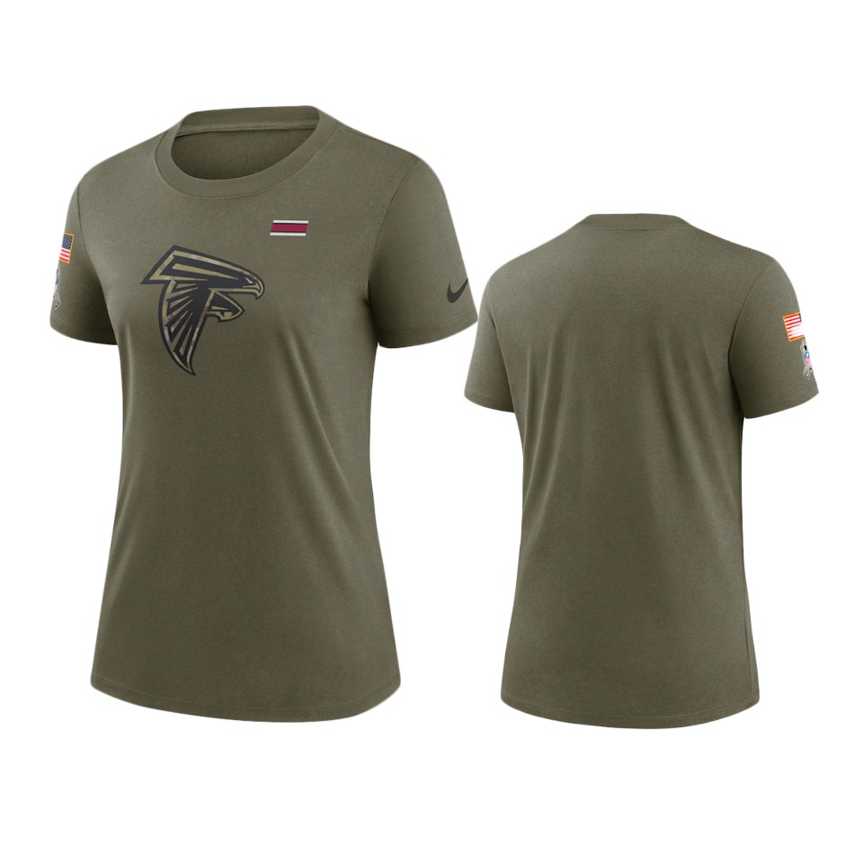 women-falcons-olive-2021-salute-to-service-t-shirt