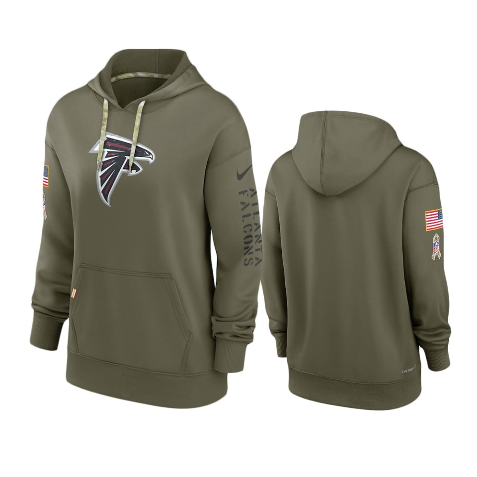 women-falcons-olive-2022-salute-to-service-hoodie