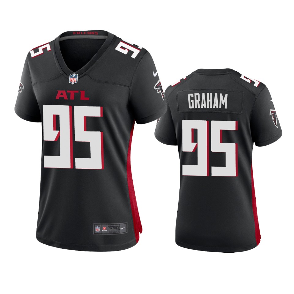 women-falcons-ta'quon-graham-black-game-jersey