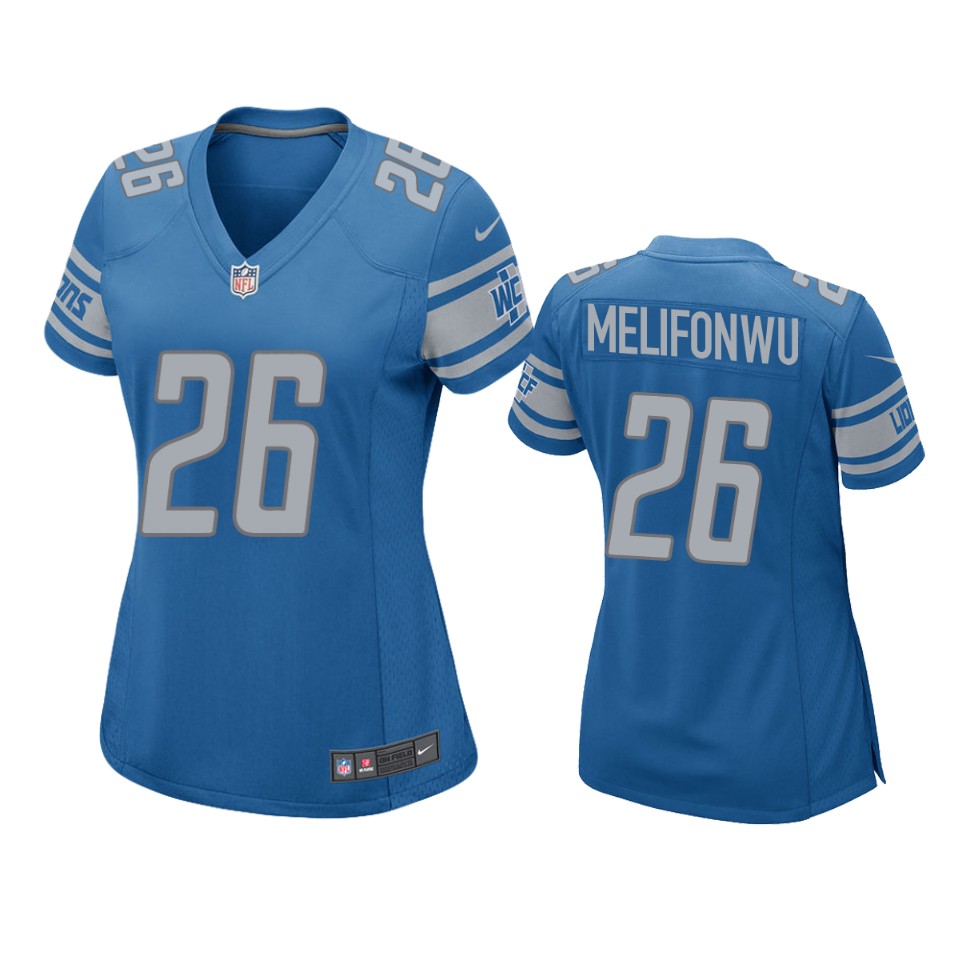 women ifeatu melifonwu lions game blue jersey