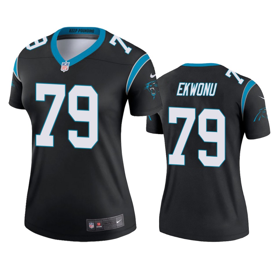 women ikem ekwonu panthers black legend jersey