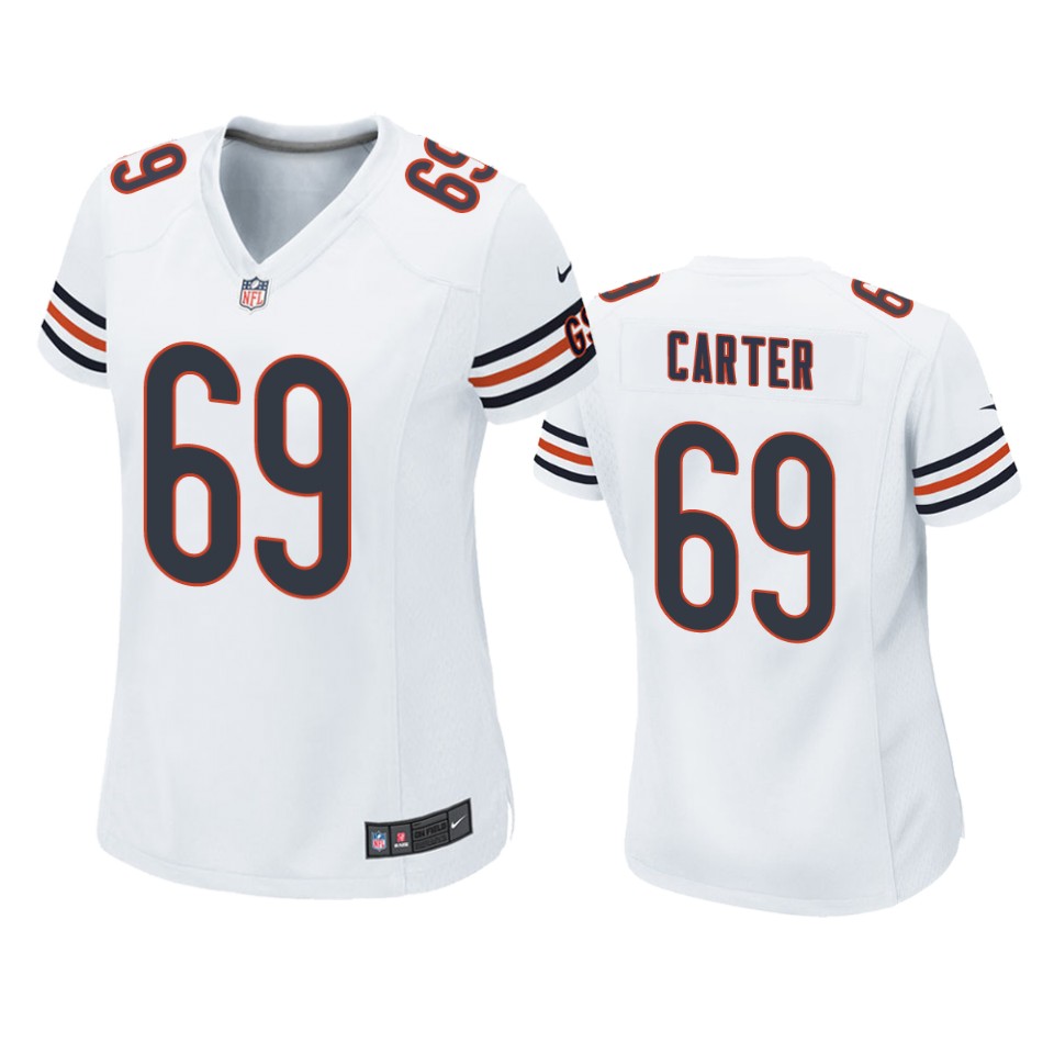 women ja'tyre carter bears game white jersey