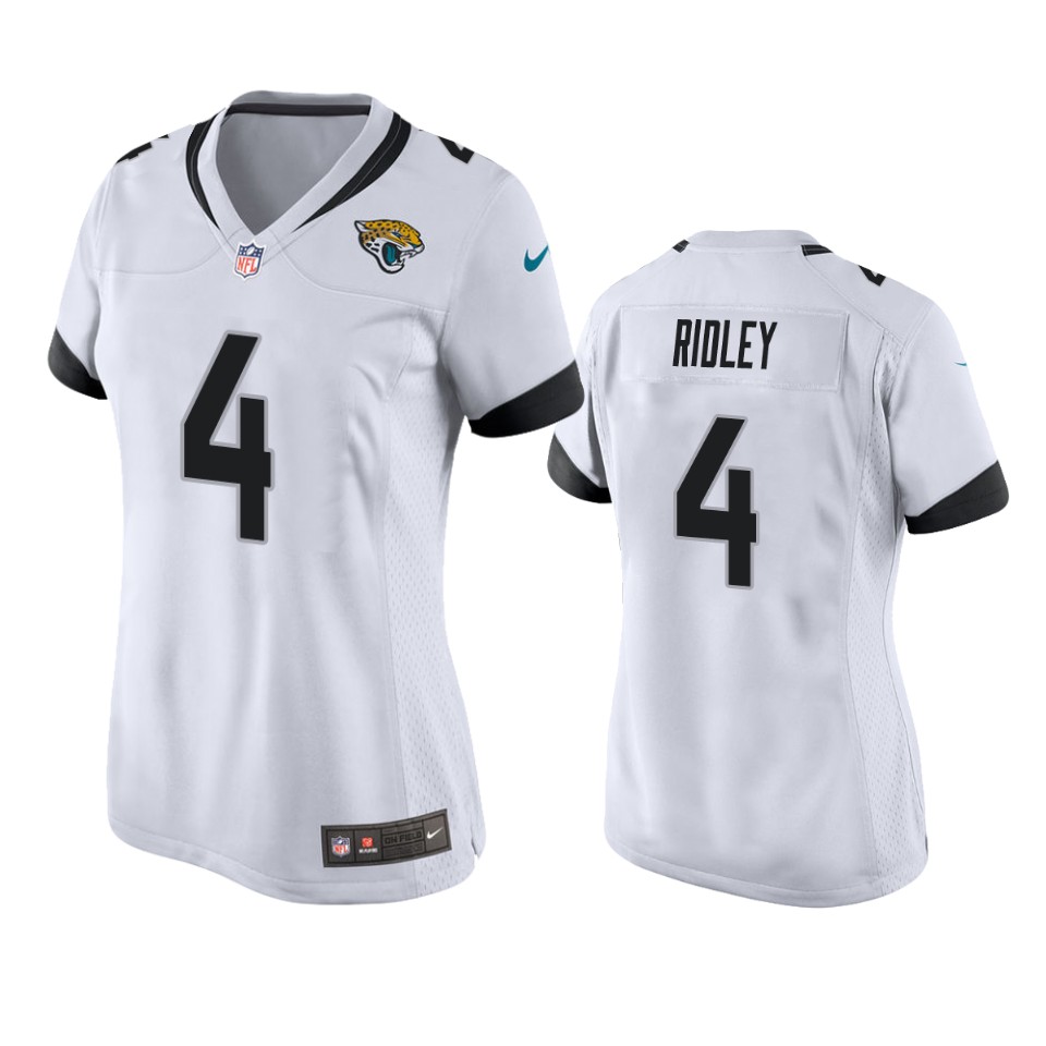 women jaguars calvin ridley game white jersey