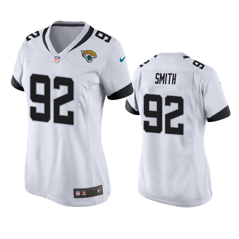 women jaguars jordan smith white game jersey