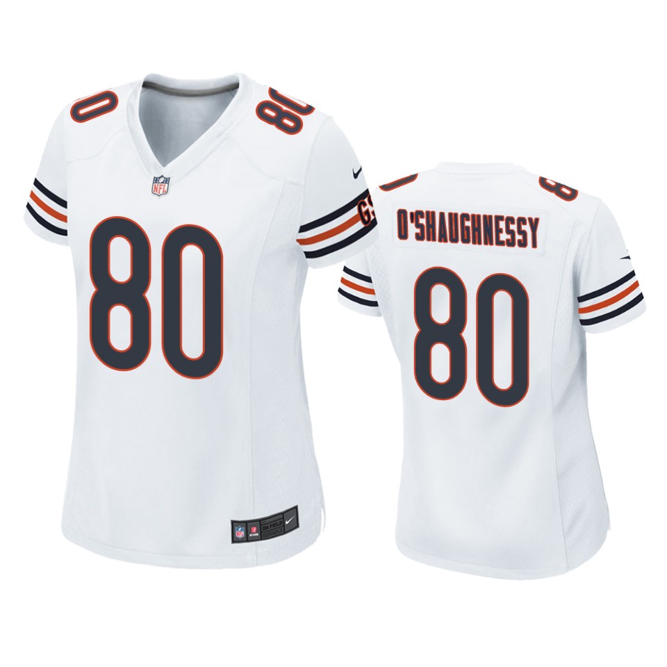 women james o'shaughnessy bears game white jersey