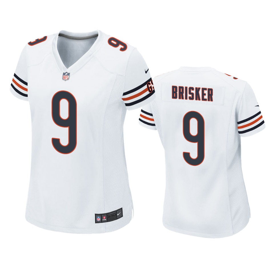 women jaquan brisker bears game white jersey