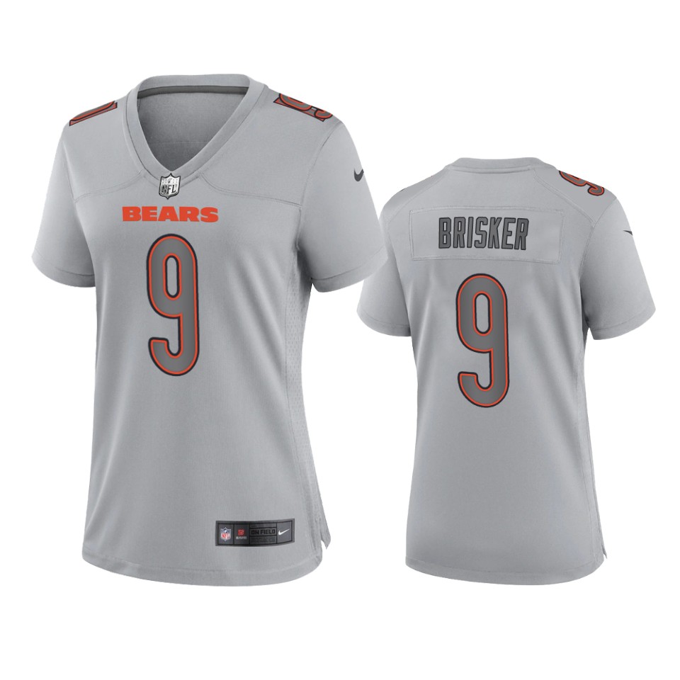 women jaquan brisker bears gray atmosphere fashion game jersey