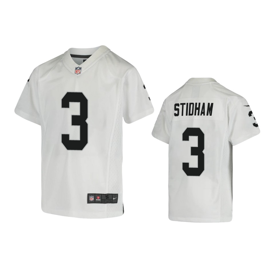 women jarrett stidham raiders game white jersey 0a