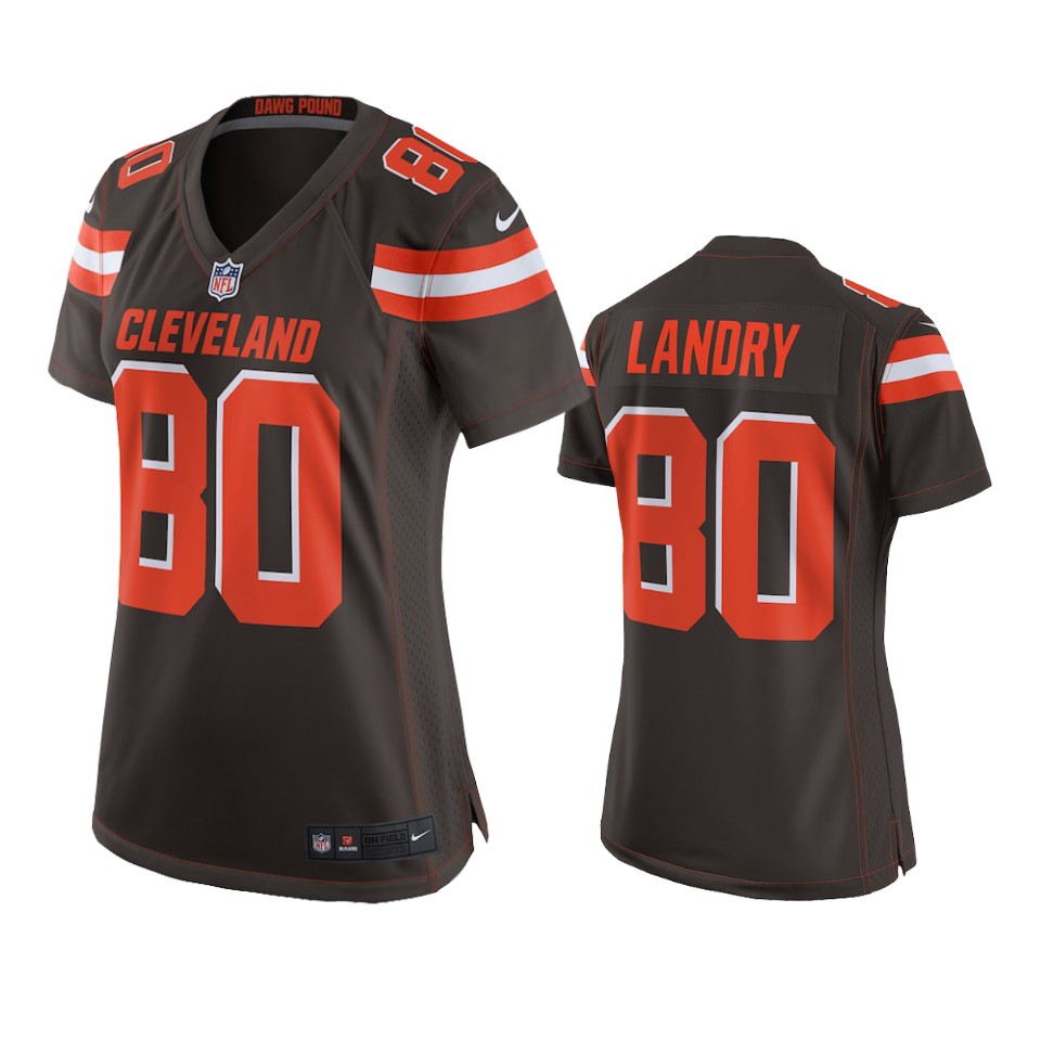 women jarvis landry browns brown game jersey