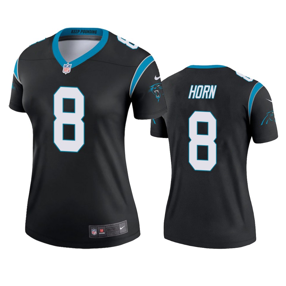 women jaycee horn panthers black legend jersey