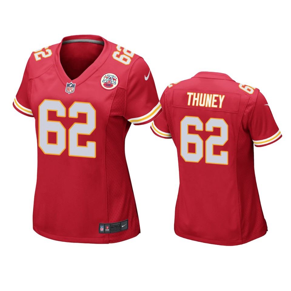 women joe thuney chiefs red game jersey