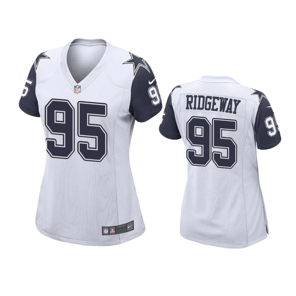 women john ridgeway cowboys alternate game white jersey
