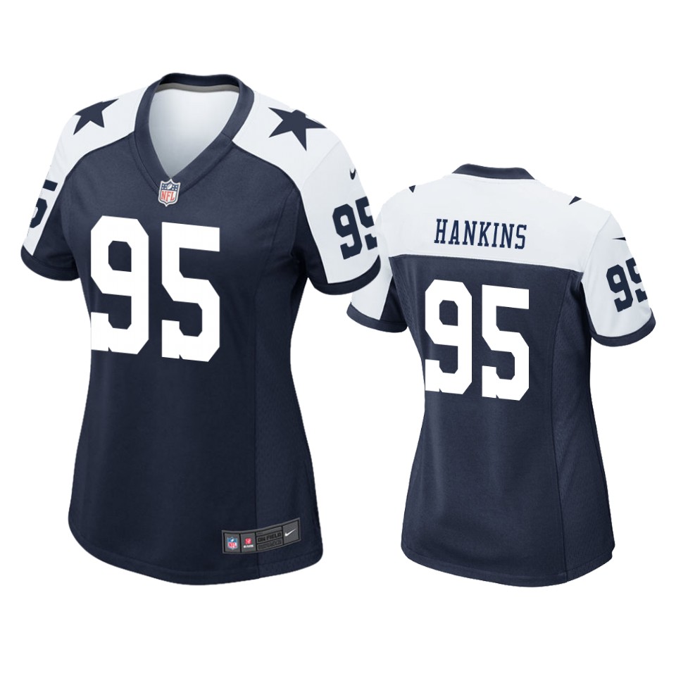 women johnathan hankins cowboys navy alternate game jersey