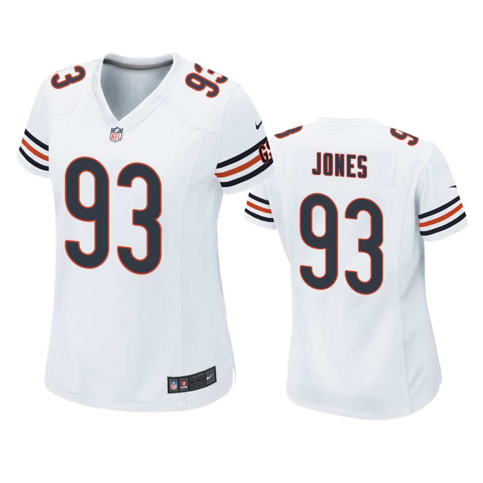 women justin jones bears game white jersey