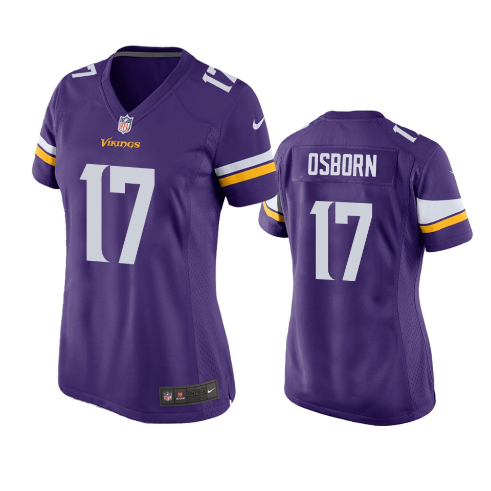 women k.j. osborn vikings purple game jersey