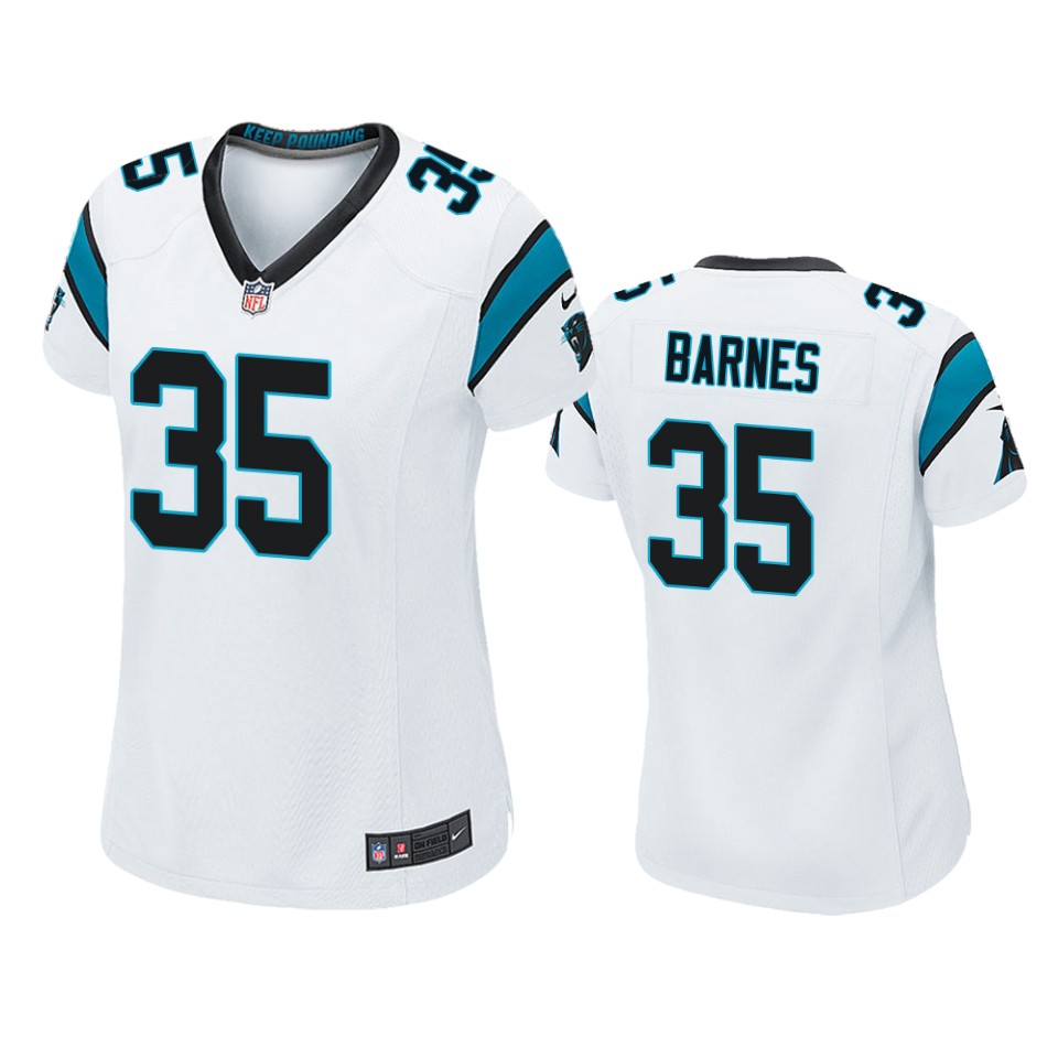 women kalon barnes panthers game white jersey